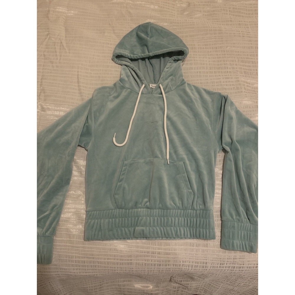 Velour Hoodie Women Size Small